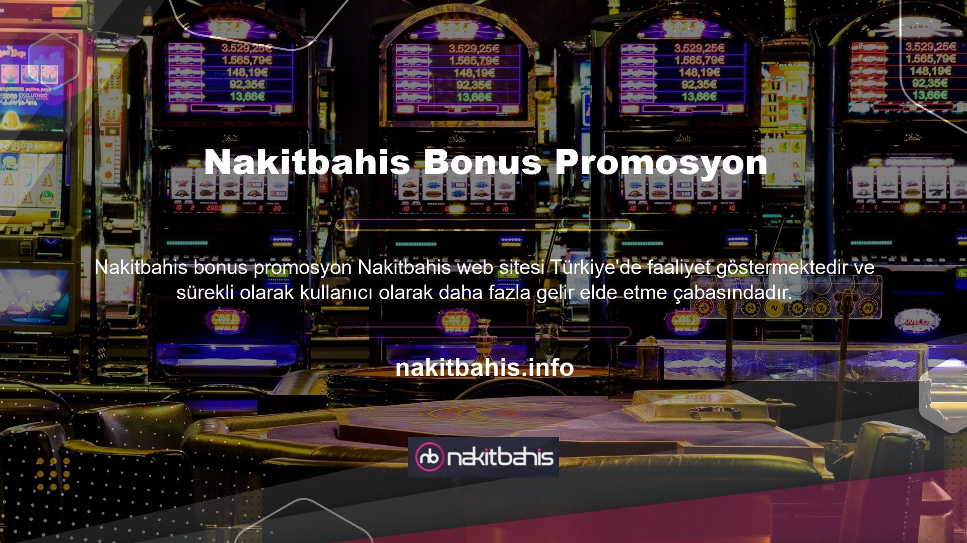 Nakitbahis web sitesi bonusları ve promosyonları, kazancınızı ikiye katlamanıza ve bahis heyecanını artırmanıza olanak tanır